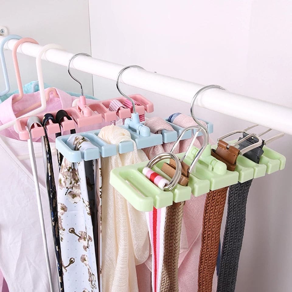 Belt Hanger, 8 Hole Hanger, Multifunctional Hanger, Space Saving Plastic Hanger Belt Hanger, 8 Hole Hanger, Multifunctional Hanger, Space Saving Plastic Hanger